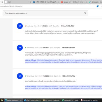 İade Sürecinde Yaşanan Aksaklık Ve İletişimsizlik