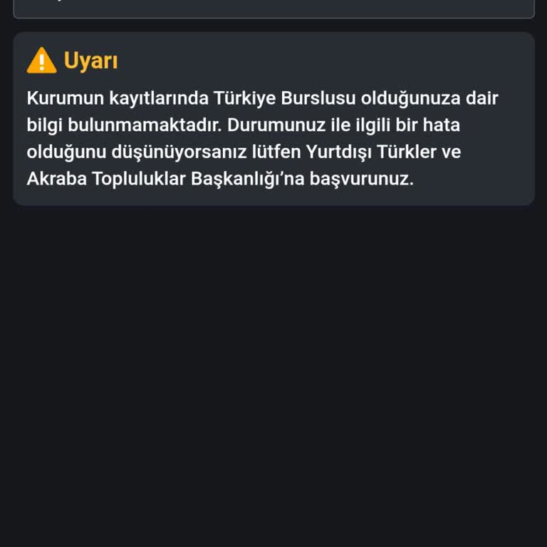 E-Devlet | Turkiye.gov.tr Bursluluk Belgesi Şikayeti