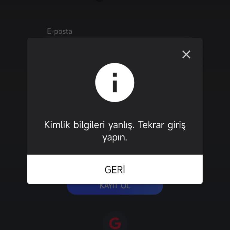 Hesap Giriş Sorunu Ve Kayıtlı İçeriklerin Kaybolması