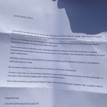 Calvin Klein Ayakkabının 2 Ay İçinde Yıpranması