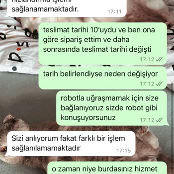 Teslimat Tarihi Sürekli Değişiyor, Müşteri Hizmetleri İlgisiz