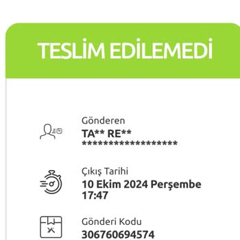 Yurtiçi Kargo'da Teslimat Sorunu Ve İlgisizlik