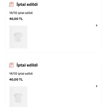 Bershka Uygulaması Sipariş İptal Sorunu