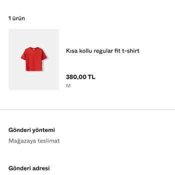 Bershka Uygulaması Sipariş İptal Sorunu
