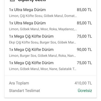 Yemeksepeti'nde Adres Değişikliği Ve İade Sorunu