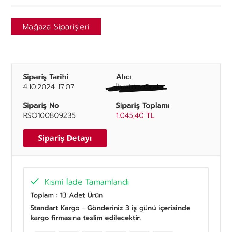 Sipariş Teslimatında Gecikme Ve Yetersiz Müşteri Hizmetleri