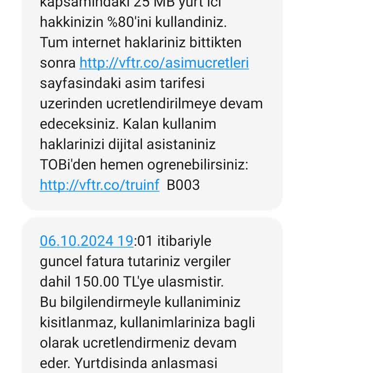 Onaysız İnternet Paketi Şoku