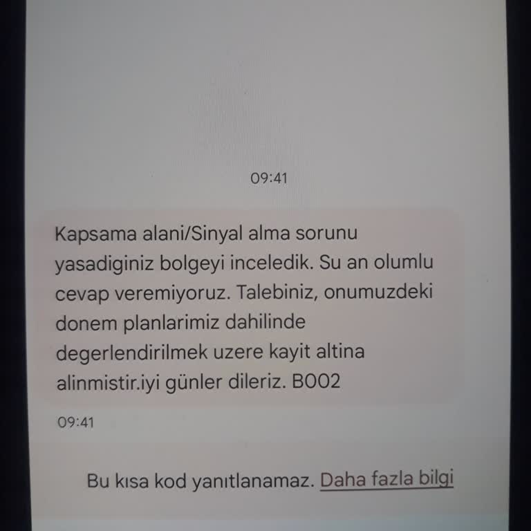 Turkcell'in Yetersiz Şebeke Kapsamı Ve Cayma Bedeli Sorunu