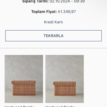 Sipariş Verilen Saklama Kutularının Teslim Edilmemesi Ve Müşteri Hizmetleri İlgisizliği
