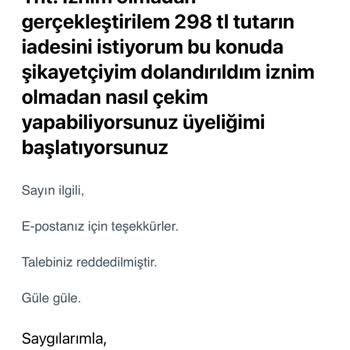 CV Maker Üyelik Ve Ücret Kesintisi Sorunu