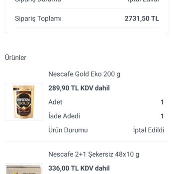 Sipariş İptali Ve Tedarikçi Güvenilirliği Sorunu