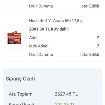 Sipariş İptali Ve Tedarikçi Güvenilirliği Sorunu