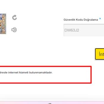 İnternet Hizmeti Verilemiyor, Taahhüt İptali Talep Ediyorum