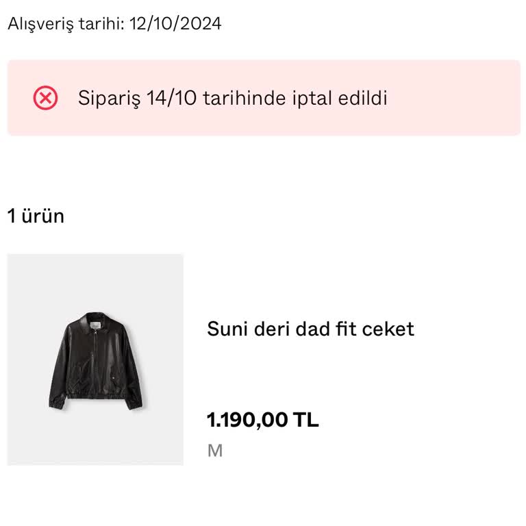 İptal Edilen Sipariş Ve Güven Sorunu