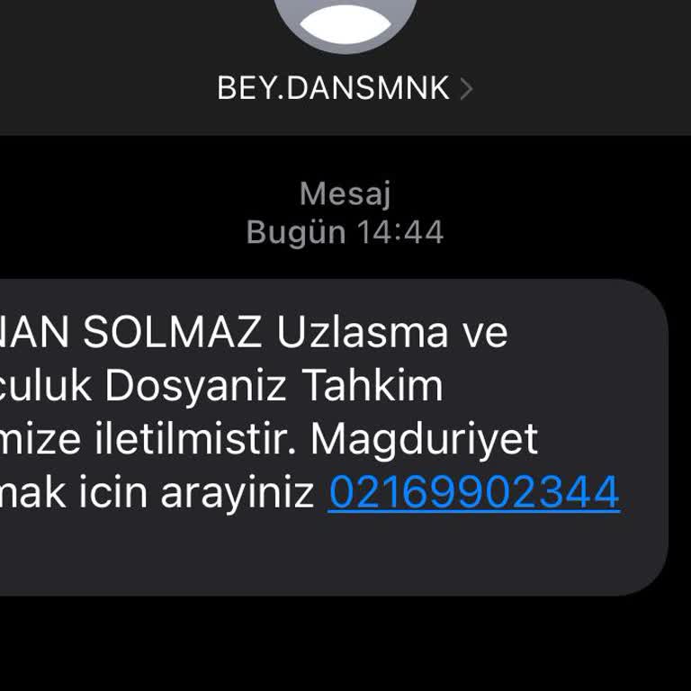 Asılsız Mesajlarla Mağduriyet Tehdidi