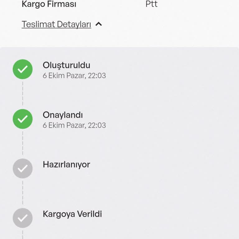 Siparişim Neden Hâlâ Hazırlanmadı