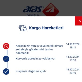 Aras Kargo'nun İletişim Ve Teslimat Sorunları