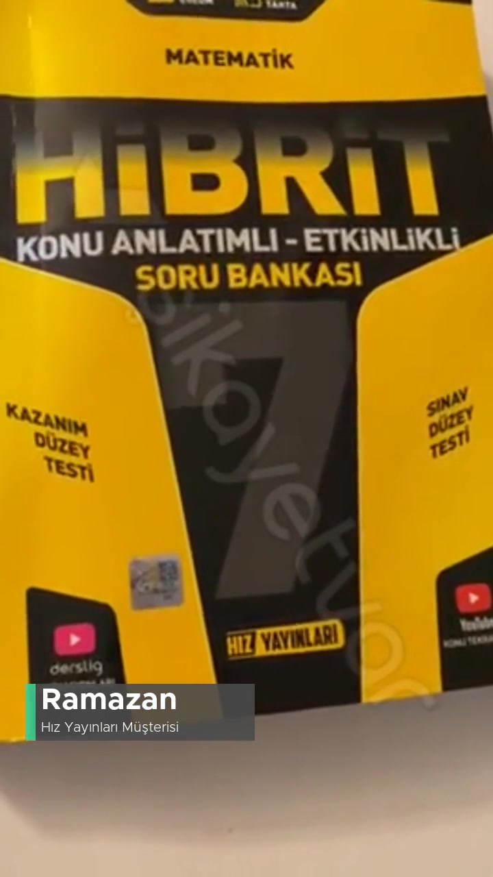 Hız Yayınları Matematik Hibrit Kitap İçeriği videonun kapak resmi
