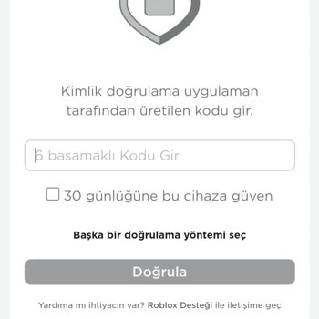 Roblox Kimlik Doğrulama Sorunu