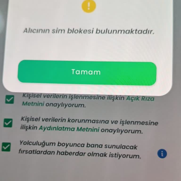 Sim Blokesi Sorunu Çözülemiyor