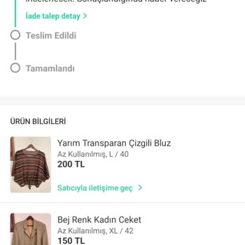 Boş Kargo Ve İade Talebi