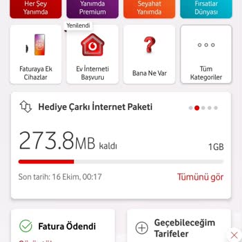 Vodafone Hediye İnternet Yanıltmacası : Yanlış Aşım Ücreti Ve Destek Sorunu