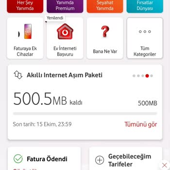 Vodafone Hediye İnternet Yanıltmacası : Yanlış Aşım Ücreti Ve Destek Sorunu