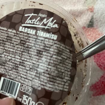 Özsüt Tiramisu'nun Kalitesi Hayal Kırıklığı Yarattı