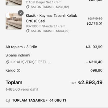 Koltuk Örtüsü Siparişi Ve Kapanan İletişim Kanalları