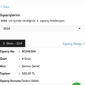 Eksik Ürün Ve Yetersiz Müşteri Hizmeti