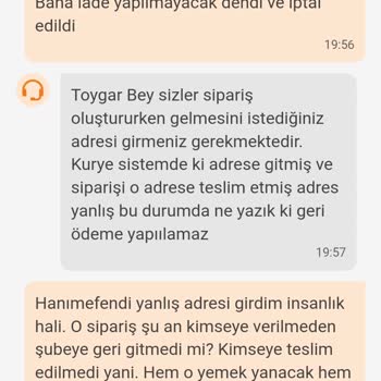 Yanlış Adrese Teslim Edilen Sipariş İadesi Sorunu