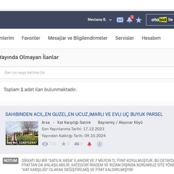 Sahibinden.com'da Haksız Kategori Değişikliği Ve İlan Engellemesi