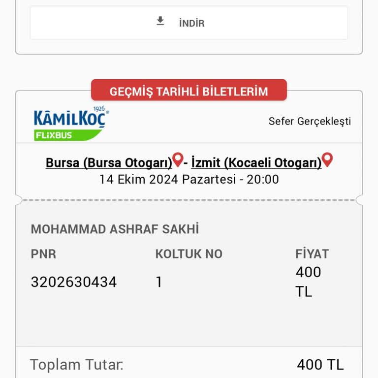 Kamil Koç'ta Müşteri Hizmetleri Ve Otobüs Gecikmesi Sorunu