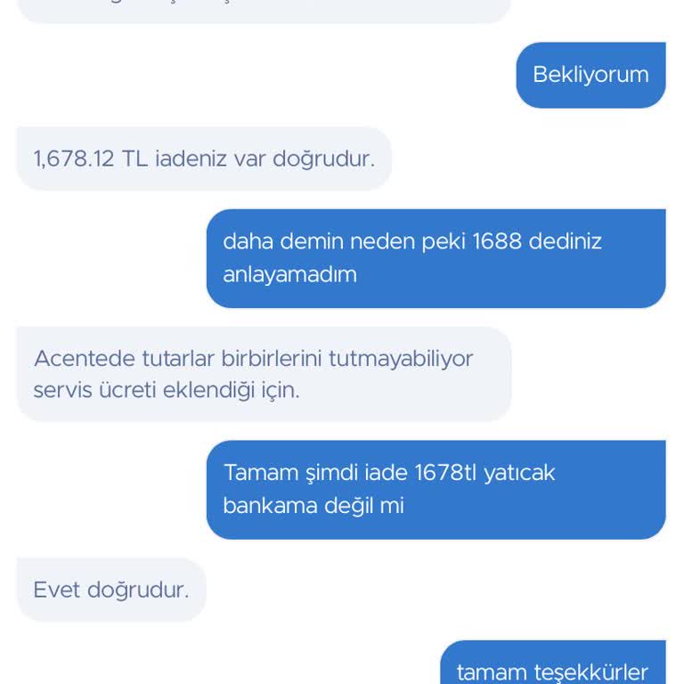 Bilet İptali Sonrası İade Sorunu Ve Müşteri Hizmetleri İletişimsizliği