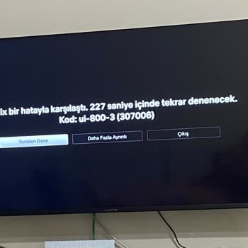 Awox Smart TV'de Netflix Güncelleme Ve Hata Sorunu