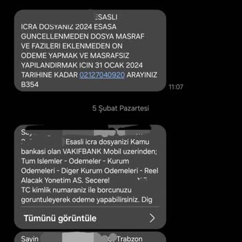 Sürekli Rahatsız Eden Yanıltıcı Borç Bildirimi