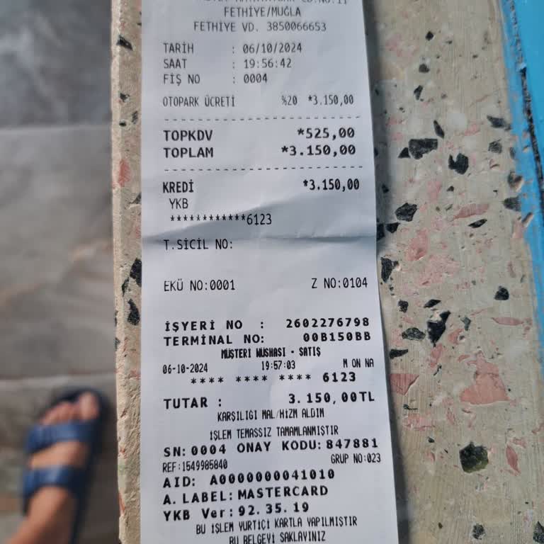 Fahiş Otopark Ücreti Ve Bilgilendirme Eksikliği Şoku