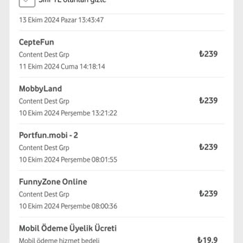 Vodafone'dan Onaysız Üyelik Ve Haksız Fatura Kesintisi