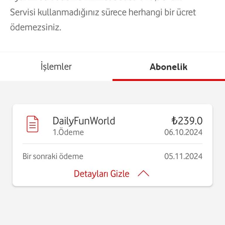 İzinsiz Abonelik Ve İade Talebi