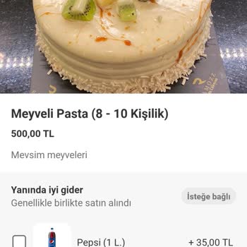 Yanlış Ve Kötü Kalitede Pasta Teslimatı