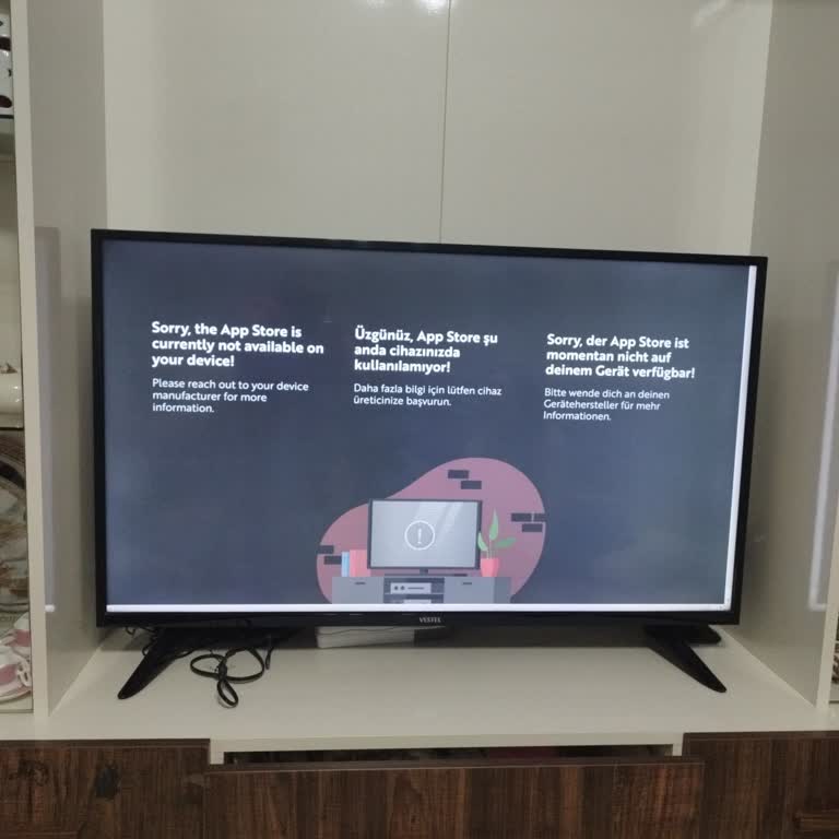 Vestel Smart TV'de App Store Erişim Sorunu
