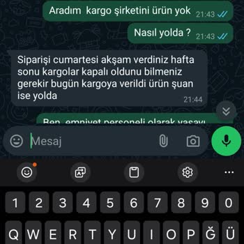 Yanıltıcı Kargo Bilgisi Ve Tehdit Edici Davranış