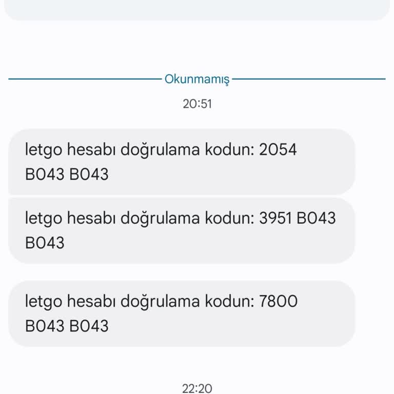 Letgo Doğrulama Kodları Rahatsız Ediyor