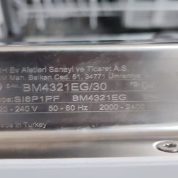 Bulaşık Makinesi Kullanıcı Hatası Mağduru