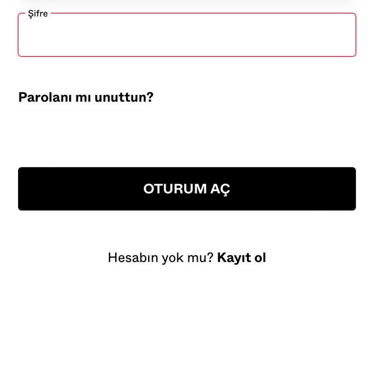 Bershka Hesap Giriş Sorunu Ve Bildirim Eksikliği