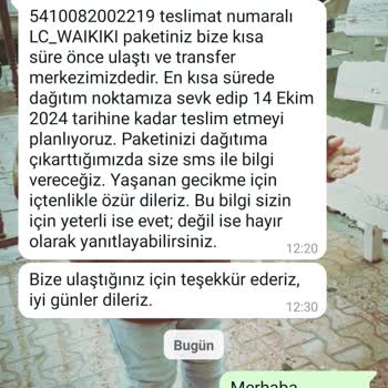 LCW'den Sipariş Teslimatında Sürekli Erteleme