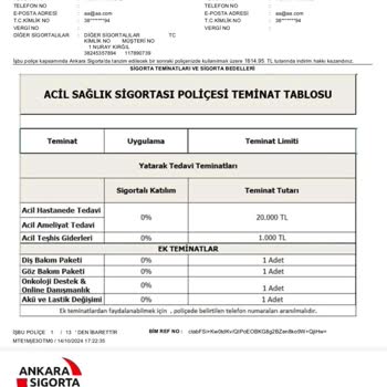 Onaysız Sağlık Sigortası Poliçesi Ve Hatalı Kesinti