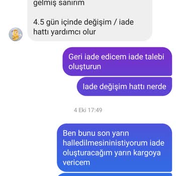 Yanlış Ürün Gönderimi Ve İletişimsizlik