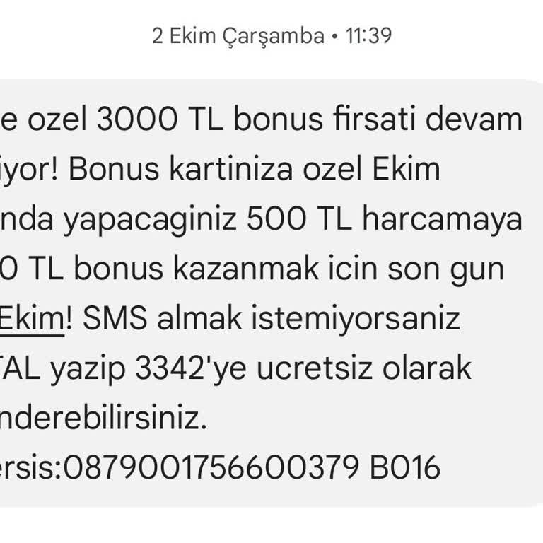 Bonus Hakkı Verilmeyen Müşteri Mağduriyeti