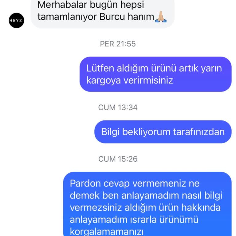 Ürün Teslimatı Ve İletişim Sorunları